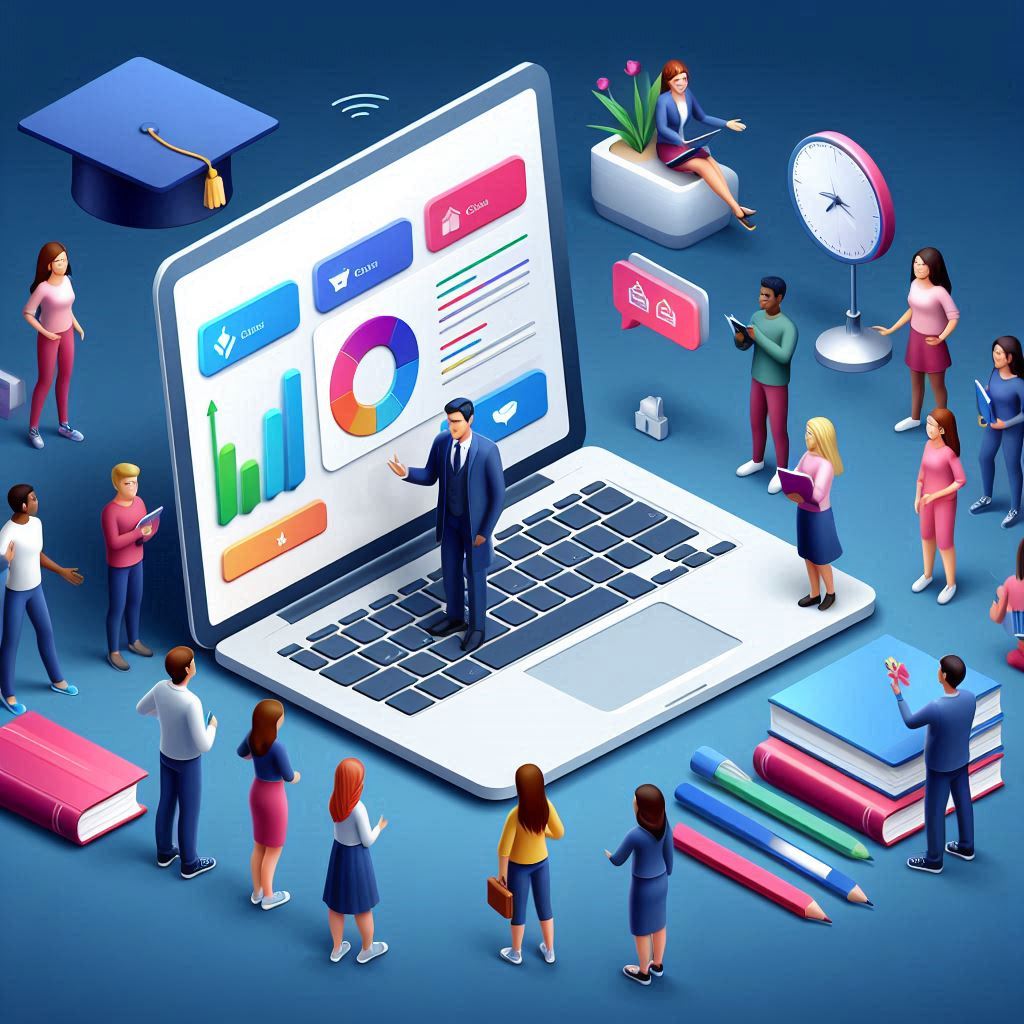 Coaching Institute Management Software Dashboard